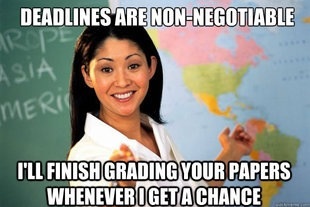 I always hated that.